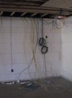 Wire Mess in the Basement