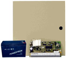 Alarm panel with circuit board