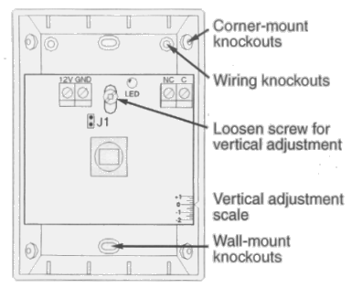 Alarm Motion Detector Board Wiring