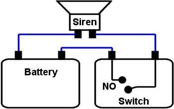 Simple Normally Open Alarm Circuit