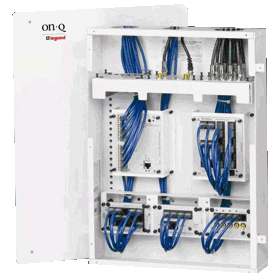 Structured Wiring Panel, Home Network Wiring Cabinet